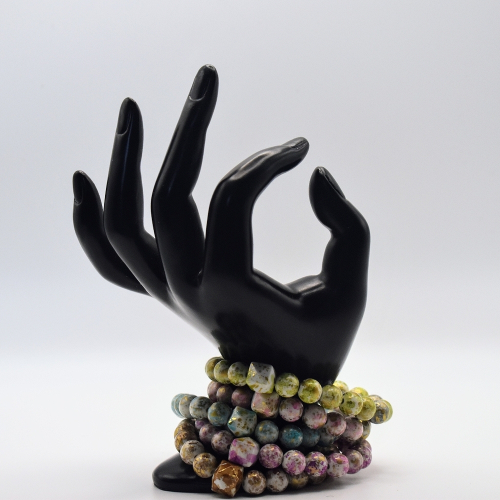 Beaded Multicolor Stretchy Bracelets